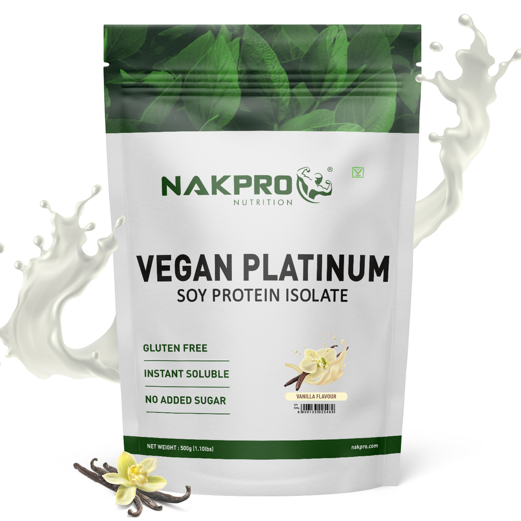 Illustration of the Nakpro Vegan Platinum Soy Protein Isolate pack
